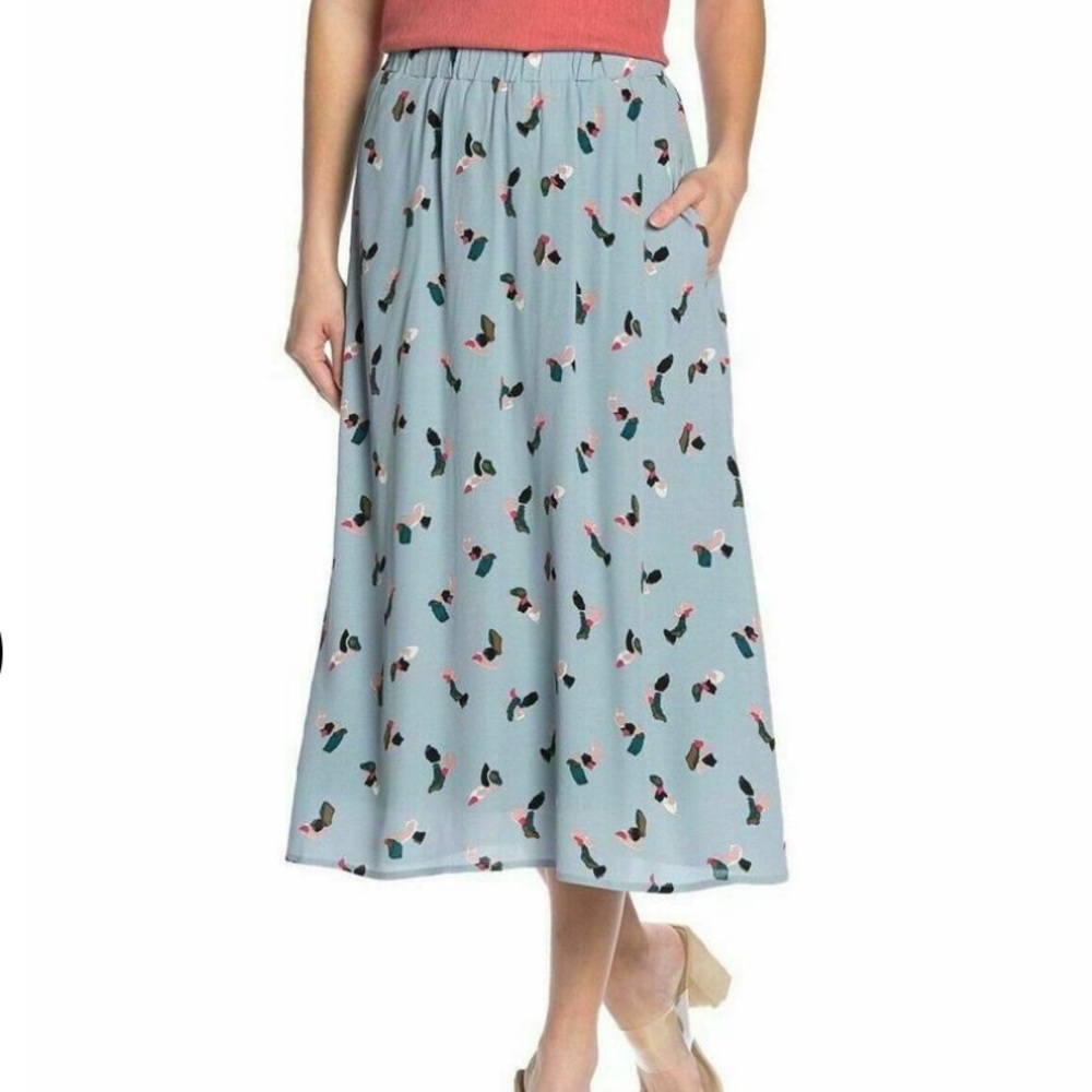 MelloDay Blue Maxi Skirt